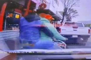Los delincuentes escaparon sobre Lerdo, justo frente al Palacio de Gobierno