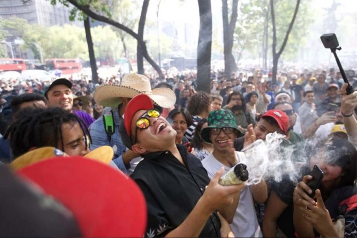 Celebran Día de la Marihuana en CDMX