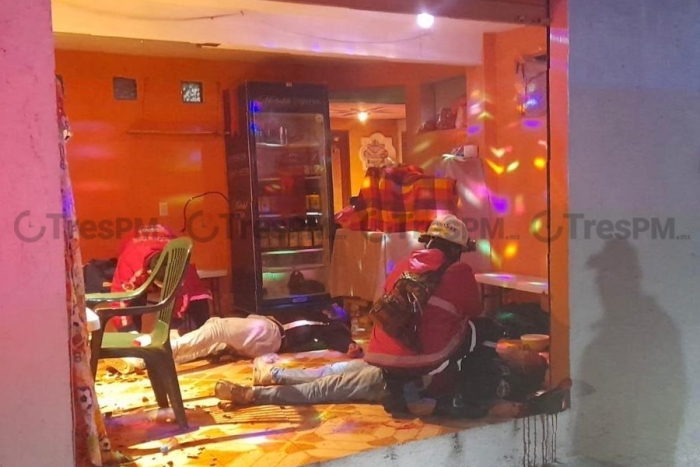 Un muerto y un lesionado dejó un asalto a un negocio en Santa Ana Tepaltitlán