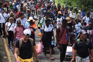 Solicita CNDH protección para caravana de migrantes
