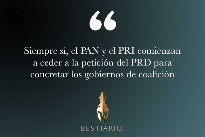 Que siempre sí buscan “gobierno de coalición”