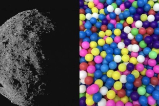 El asteroide Bennu tiene una superficie “como una alberca de pelotas de plástico”