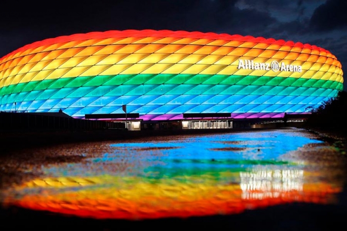 Rechaza UEFA utilizar bandera LGBT en Allianz Arena