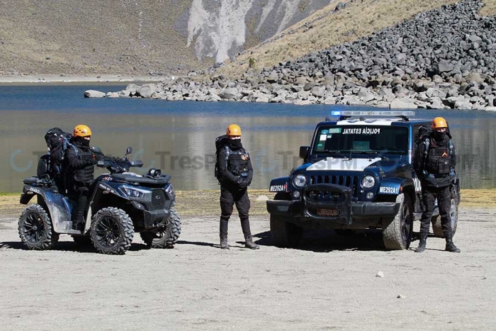 Policía de Alta Montaña se prepara para recibir a miles de turistas en el Xinantécatl