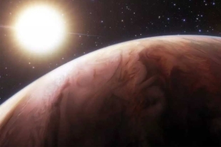 Descubren el exoplaneta más brillante y con nubes metálicas