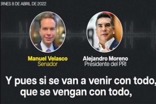 “Alito” Moreno contraataca: presenta audio de ‘amenaza’ de Segob