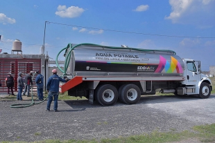 Apoyará CAEM con 63 camiones cisterna durante disminución del suministro programada por CONAGUA