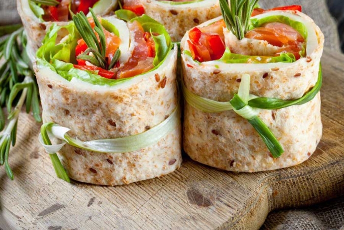 ¿Sin tiempo? Prepara unos deliciosos wraps de atún con verduras ¡te encantarán!