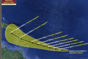 Se forma la tormenta tropical “Bret” en el Atlántico; podría convertirse en huracán en dos días