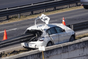 Deshace su BMW y muere en la Mexico-Toluca