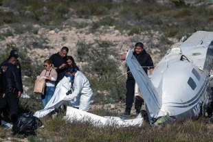 Mueren cuatro personas en desplome de avioneta en Ramos Arizpe, Coahuila