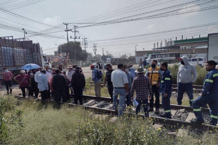 Llevan tres meses detenidas las obras del Tren Suburbano en Tultepec