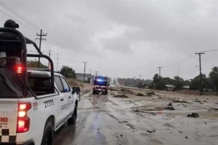 Norma deja tres muertos y daños materiales en BCS y Sinaloa
