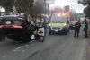 La volcadura de una camioneta deja como resultado un lesionado y daños materiales en Metepec