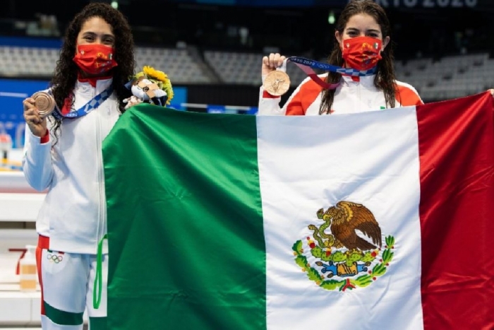 Alejandra Orozco y Gaby Agúndez se llevan el bronce en la Plataforma