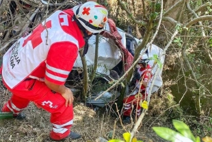 Elementos de la Guardia Nacional acudieron como primeros respondientes, acordonando la zona y tomando conocimiento de los hechos.