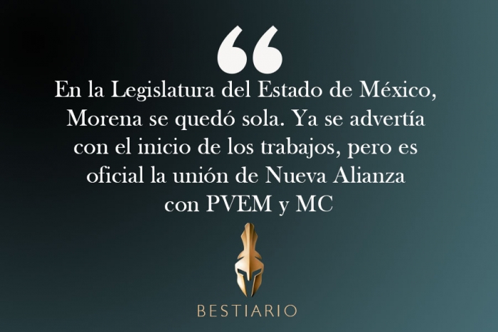 Morena solo en Legismex