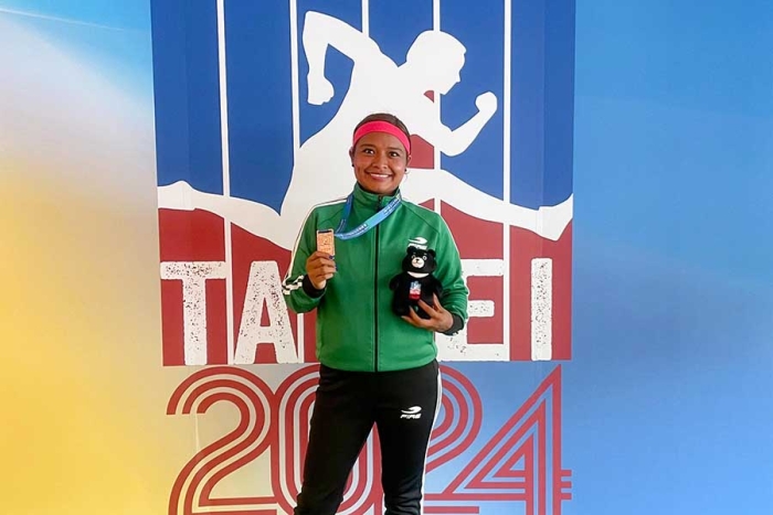 La atleta originaria del municipio de Metepec tuvo que realizar rifas de artículos deportivos para poder generar recursos