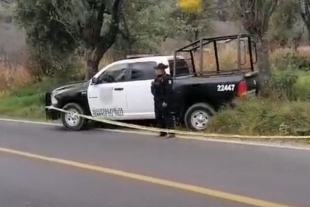 Comando armado ataca a policías municipales de Tenango del Valle