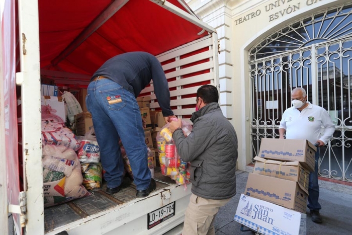 Promueve UAEM donación de alimentos para familias mexiquenses en pobreza alimentaria