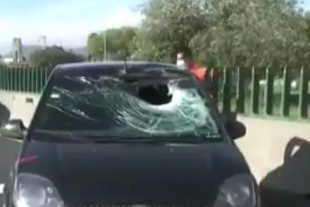 Matan de una pedrada a un hombre en el Circuito Exterior Mexiquense