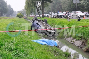 Accidente de motocicleta deja una persona muerta en Paseo Tollocan