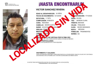 En el lugar fue hallada una credencial de elector a nombre de Víctor, de 24 años,