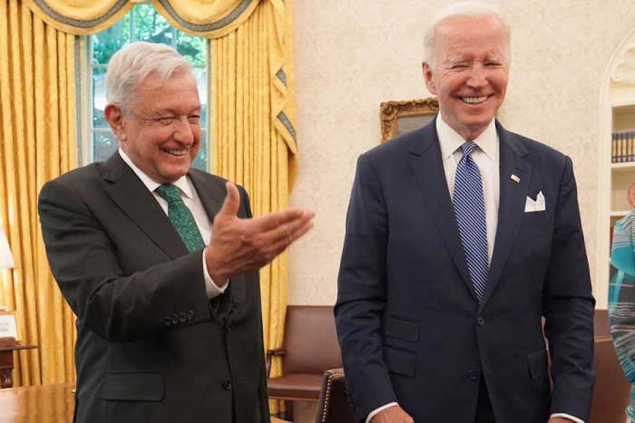 AMLO propone a Biden sustituir importaciones y programa de bienestar de largo alcance