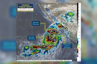 Tormenta tropical ‘Javier’ se forma sobre el océano Pacífico