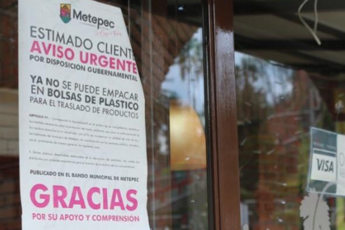 Gobierno de Metepec dice adiós a las bolsas y popotes de plástico