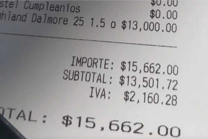 ¡Sorpresa! Celebran cumpleaños y terminan pagando 15 mil pesos por dos shots