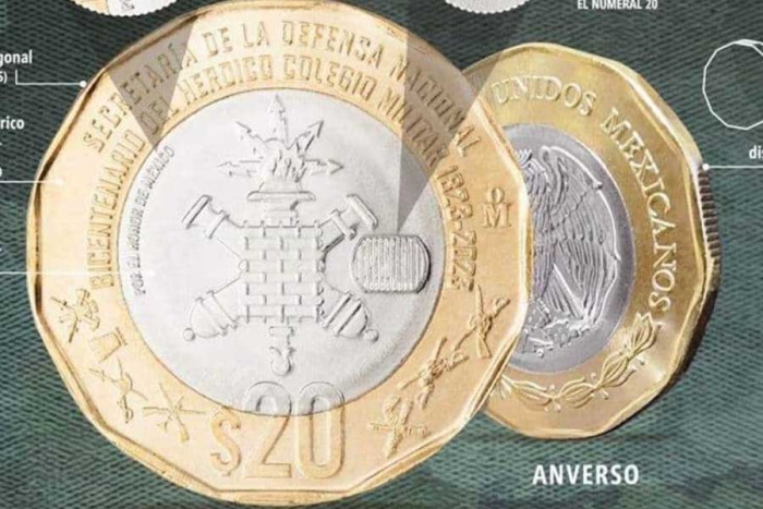 Presentan moneda conmemorativa por los 200 años del Heroico Colegio Militar
