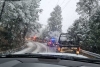 Tras caída de nieve en el Xinantécatl policía de Alta Montaña mantiene operativo por cierre del parque