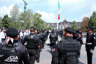 De los mil 300 uniformados, 500 estarán destinados al primer cuadro de la ciudad