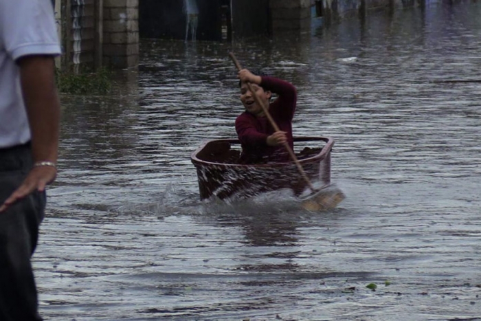 Lluvias dejan a Morelia bajo el agua