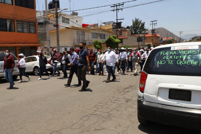 Agreden a brigadistas de Morena en Ecatepec