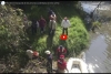 Persiste búsqueda de dos personas accidentadas en el río Lerma