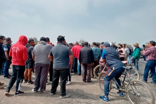 Habitantes de Lerma se manifiestan contra obras del Tren Interurbano