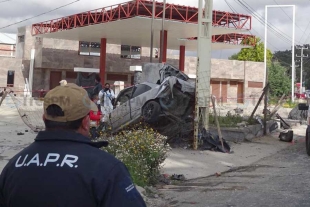 Exceso de velocidad le cuesta la vida a conductor en la Toluca-Tenango
