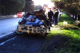 Muere automovilista sobre Paseo Tollocan en Metepec