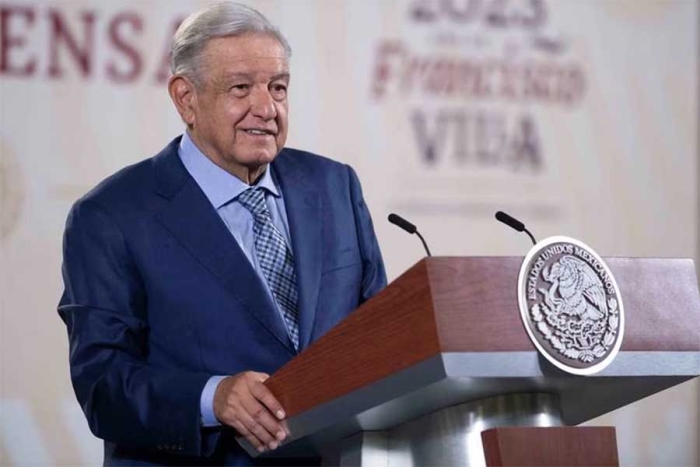 “Se van a rayar”: AMLO anuncia mañanera en el búnker de García Luna