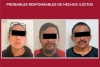 SS Edoméx detiene a 3 presuntos integrantes de la Familia Michoacana en Zinacantepec