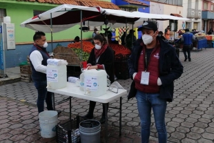 Reabren tianguis de Metepec bajo estrictas medidas de sanidad