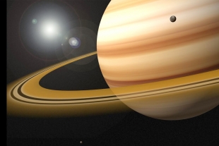 Un líquido viscoso como la miel fluye en el interior de Saturno