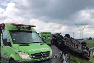 Conductor alcoholizado causó accidente en la autopista a Valle de Bravo