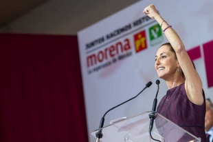 &#039;&#039;Vamos a ganar en 2024&#039;&#039;, dice Claudia Sheinbaum tras ser nombrada presidencial de Morena