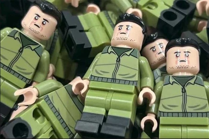 Empresa recauda 145 mil dólares para Ucrania con Lego de Zelensky