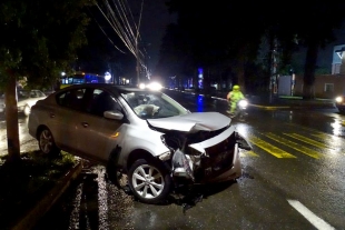 Se registra fuerte accidente en Paseo Colón; no hay heridos.