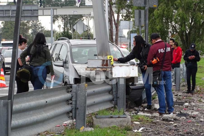 Muere automovilista en la Toluca-Atlacomulco