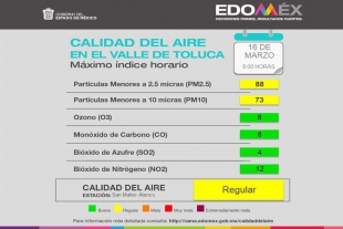 Calidad del Aire en el Valle de Toluca